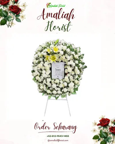 Krans Bunga Duka Cita di Pengarasan